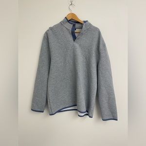 Men’s Marine Layer Gray Corbet Quilted Reversible Pullover